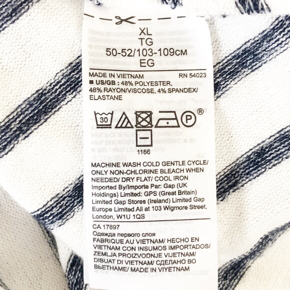 Banana Republic XL Knit Tank Stripe Soft Sleeveless Top - Picture 3 of 4